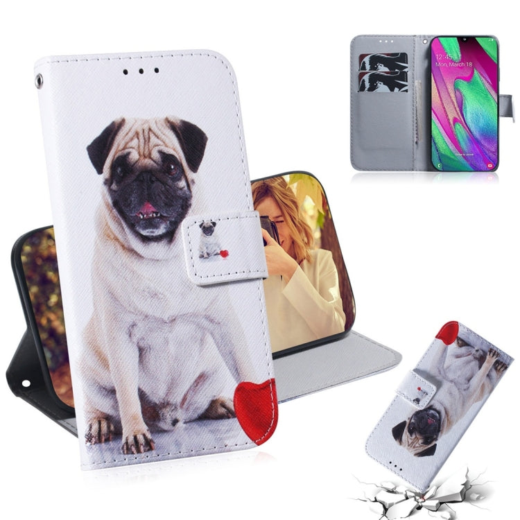 Custodia portafoglio in pelle per Samsung Galaxy A40