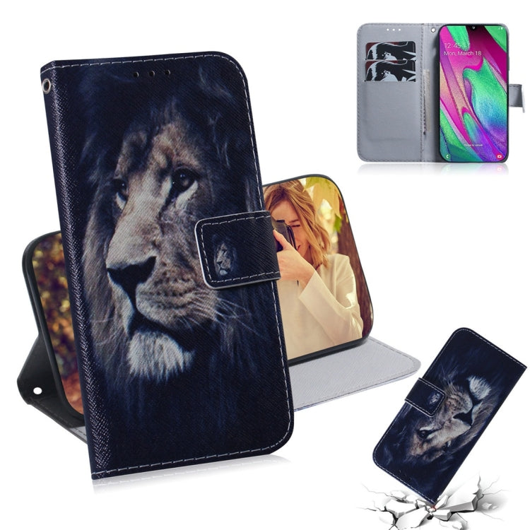 Custodia portafoglio in pelle per Samsung Galaxy A40