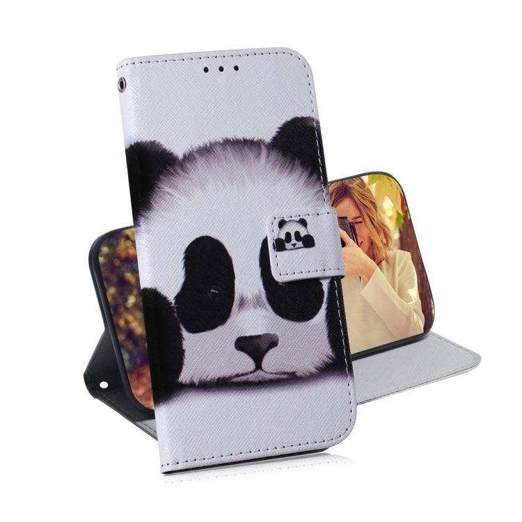 Custodia portafoglio in pelle con motivo panda per Galaxy A9 2018