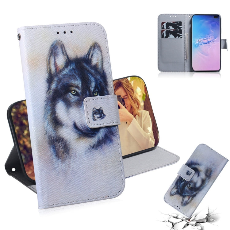 Custodia portafoglio in pelle per Galaxy S10 Plus