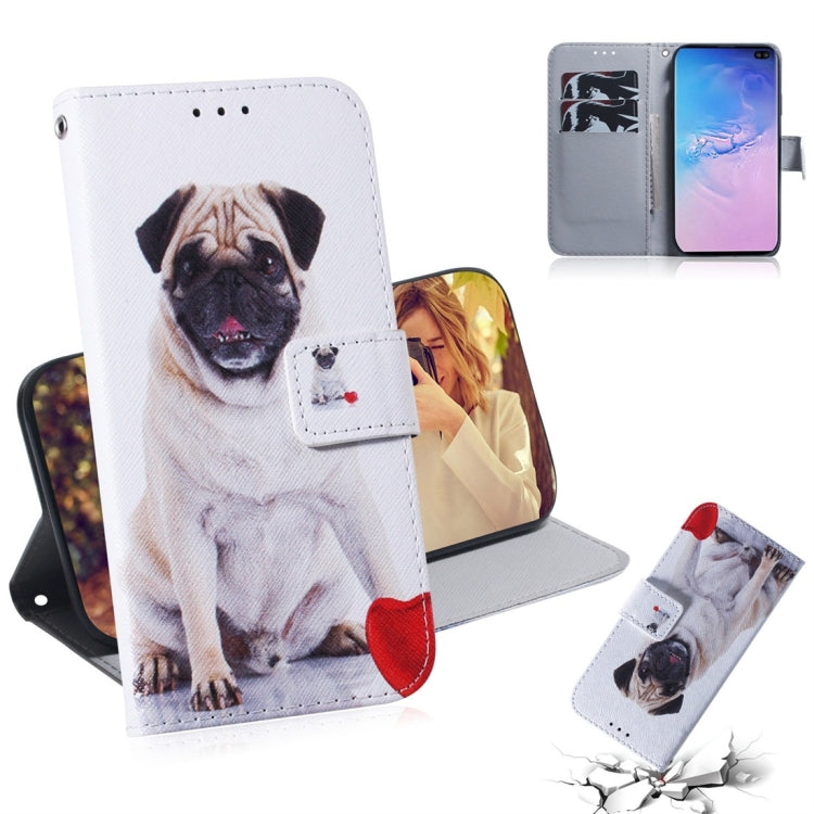 Custodia portafoglio in pelle per Galaxy S10 Plus