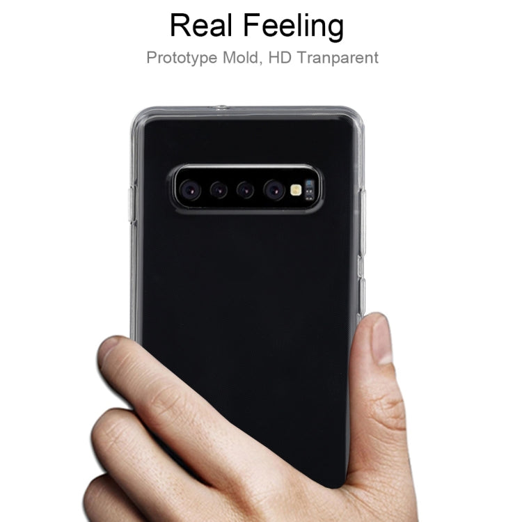 Custodia TPU trasparente ultrasottile per Samsung Galaxy S10+