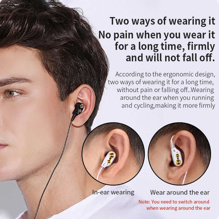 Cuffie QKZ CK8 HiFi intrauricolari per sport e musica