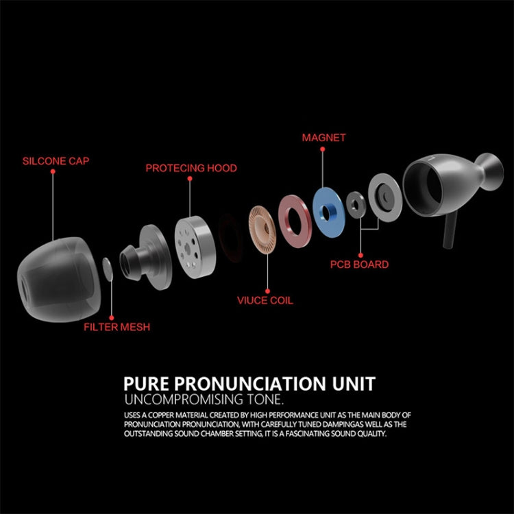Cuffie intrauricolari QKZ DM2 con microfono