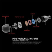 Cuffie intrauricolari QKZ DM2 con microfono