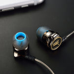 Cuffie intrauricolari QKZ DM7 in metallo per sport