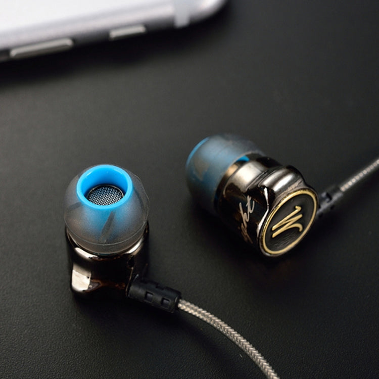 Cuffie intrauricolari QKZ DM7 con microfono in metallo