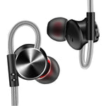 Cuffie intrauricolari QKZ DM10 con microfono nero