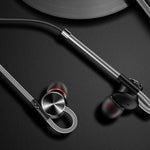 Cuffie intrauricolari QKZ DM10 con microfono nero