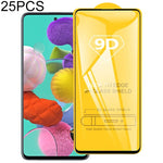 Pellicola vetro temperato 9D per Samsung Galaxy A51 25 pezzi
