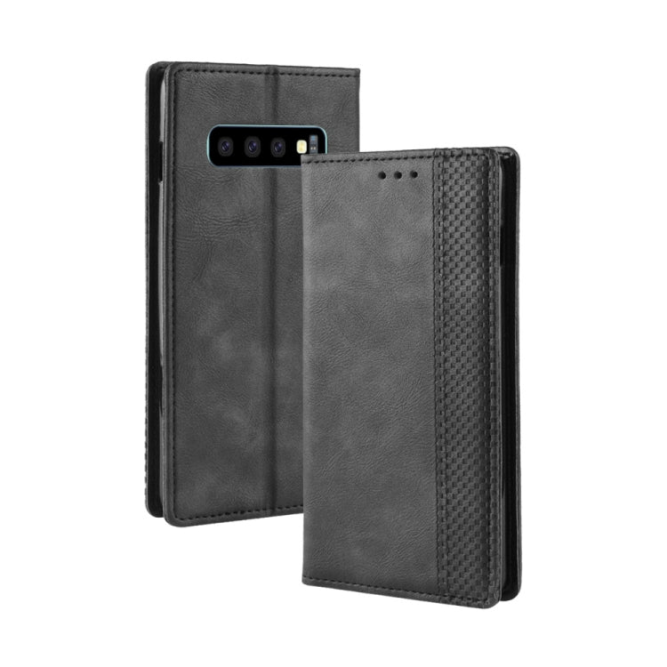 Custodia portafoglio in pelle con fibbia magnetica Galaxy S10