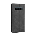 Custodia portafoglio in pelle con fibbia magnetica Galaxy S10
