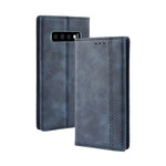 Custodia portafoglio in pelle con fibbia magnetica Galaxy S10