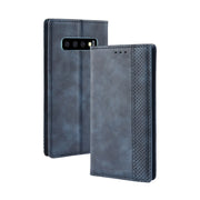 Custodia portafoglio in pelle con fibbia magnetica Galaxy S10