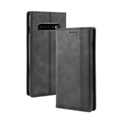 Custodia portafoglio in pelle per Galaxy S10+ con fibbia magnetic