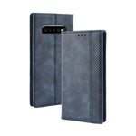 Custodia portafoglio in pelle per Galaxy S10+ con fibbia magnetic