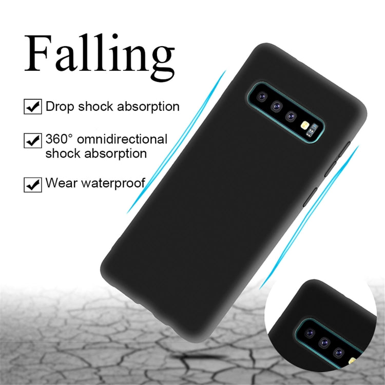 Custodia TPU morbido satinato per Samsung Galaxy S10+