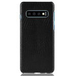 Custodia antiurto PC e PU con texture coccodrillo per Galaxy S10