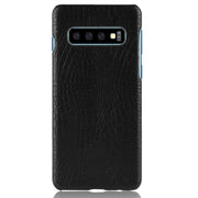 Custodia antiurto PC e PU con texture coccodrillo per Galaxy S10