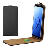 Custodia in pelle con slot carte per Samsung Galaxy S9+