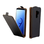 Custodia in pelle con slot carte per Samsung Galaxy S9+