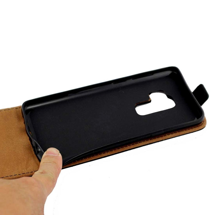 Custodia in pelle con slot carte per Samsung Galaxy S9+