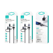 Cavo Ricarica Rapida USB-C e Lightning 1,2m