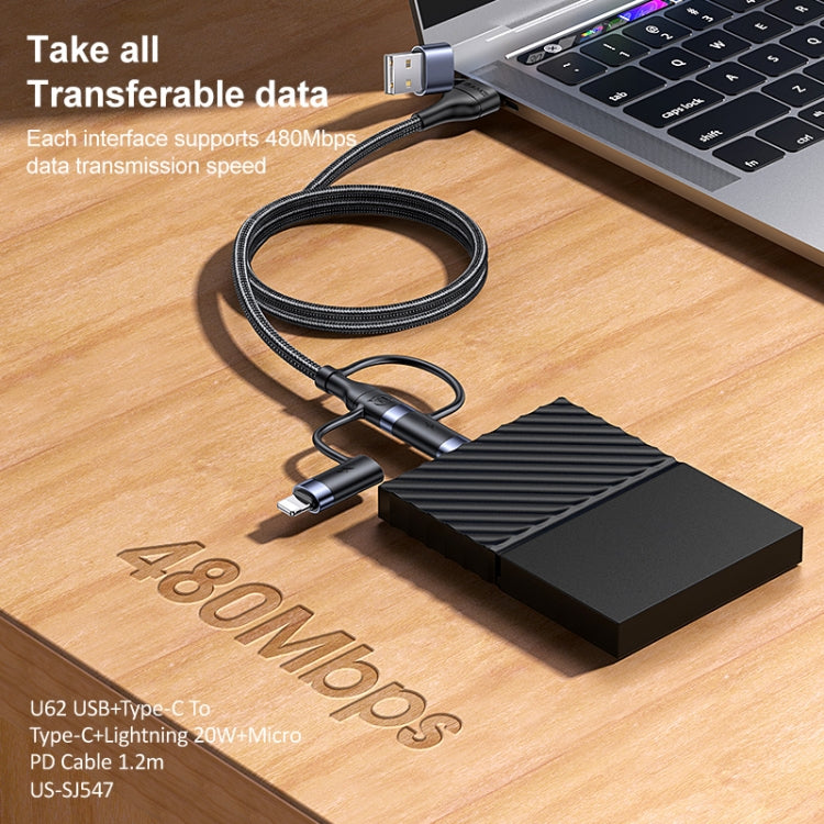 Cavo USB-C a Lightning 1,2m ricarica rapida PD