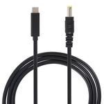 Cavo di ricarica per laptop da USB-C / Type-C a 5,5 x 2,5 mm, lunghezza cavo: circa 1,5 m (nero), Type-C to 5.5 x 2.5mm(Straight)