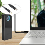 Cavo di ricarica per laptop da USB-C / Type-C a 5,5 x 2,5 mm, lunghezza cavo: circa 1,5 m (nero), Type-C to 5.5 x 2.5mm(Straight)