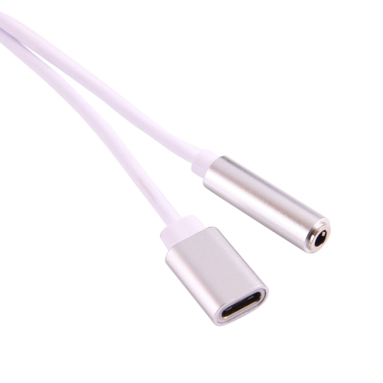 Adattatore audio USB-C/tipo C maschio a femmina da 3,5 mm e femmina di tipo C