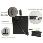 Sistema generazione energia solare 20W con batteria e luci LED