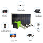Sistema generazione energia solare 30W per uso domestico