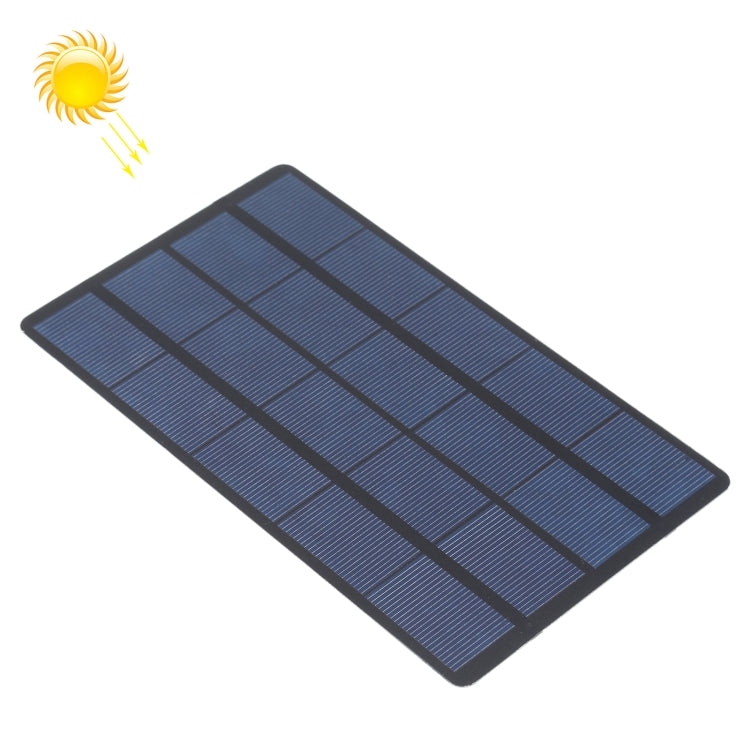 Cella del modulo del pannello solare della batteria Sun Power fai da te 5V 3W 600mAh, dimensioni: 110 x 190 mm, 5V 3W 600mAh 110 x 190mm