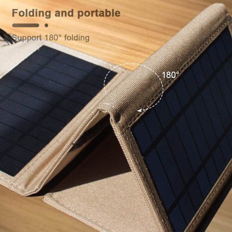 Caricatore solare pieghevole 10W con doppie porte USB 5V