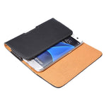 Custodia portafoglio in pelle con chiusura verticale per Galaxy S