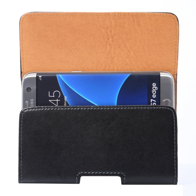 Custodia in pelle per Samsung Galaxy S7 Edge con chiusura vertica