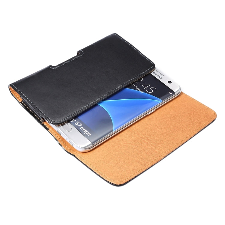 Custodia in pelle per Samsung Galaxy S7 Edge con chiusura vertica