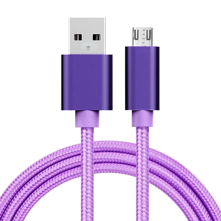 Cavo dati Micro USB intrecciato 1 m 3A compatibile USB 2.0