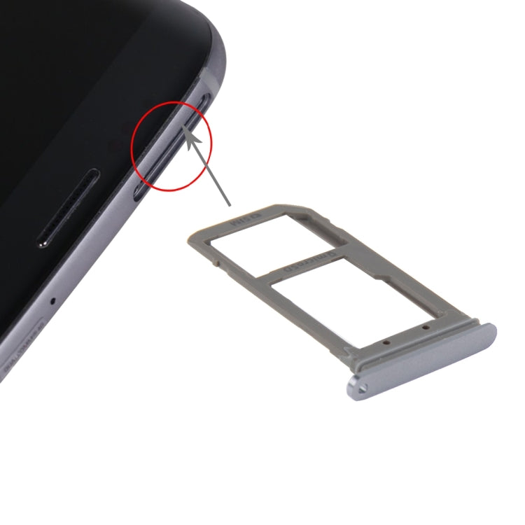 For Galaxy S7 Edge / G935 SIM Card Tray and Micro SD Card Tray, For Samsung Galaxy S7 Edge, For Samsung Galaxy S7 Edge / G935, For Galaxy S7 Edge