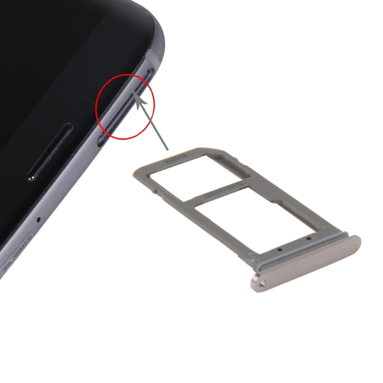 For Galaxy S7 Edge / G935 SIM Card Tray and Micro SD Card Tray, For Samsung Galaxy S7 Edge, For Samsung Galaxy S7 Edge / G935, For Galaxy S7 Edge