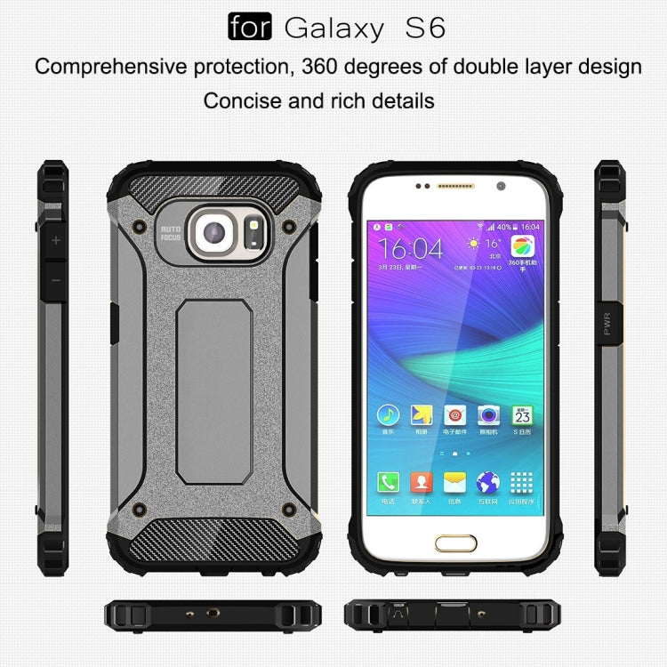 Custodia combinata TPU + PC per Samsung Galaxy S6 G920