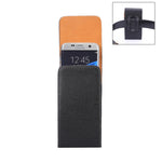 Custodia marsupio in pelle per Galaxy S7 Edge nero
