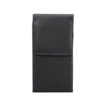 Custodia marsupio in pelle per Galaxy S7 Edge nero