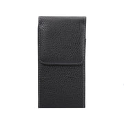 Custodia marsupio in pelle per Galaxy S7 Edge nero