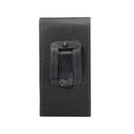 Custodia marsupio in pelle per Galaxy S7 Edge nero