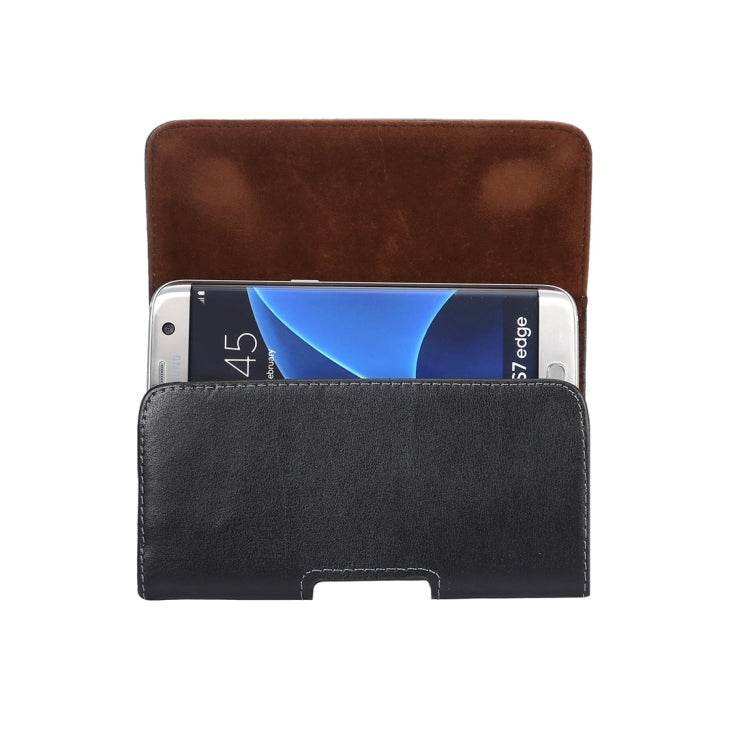 Custodia in pelle verticale per Galaxy S7 Edge con fibbia