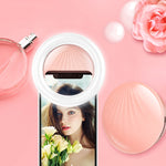 RK34 Luce di riempimento flash ricaricabile con clip per selfie