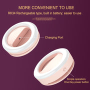 RK34 Luce di riempimento flash ricaricabile con clip per selfie