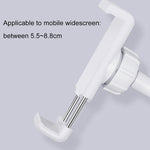 Clip microfono con supporto smartphone 5,5-8,8 cm